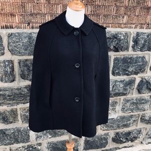 1940's WOOL Cape Satin Lining Made by Edna Hope M